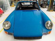Straat Automobile 1966 Porsche 911 Golf Blue 303890
